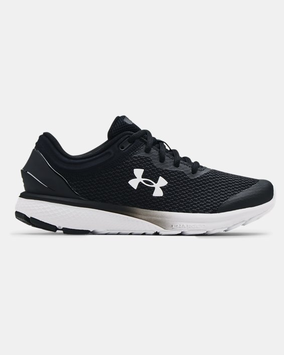 Women's UA Charged Escape 3 Big Logo Running Shoes in Black image number 0